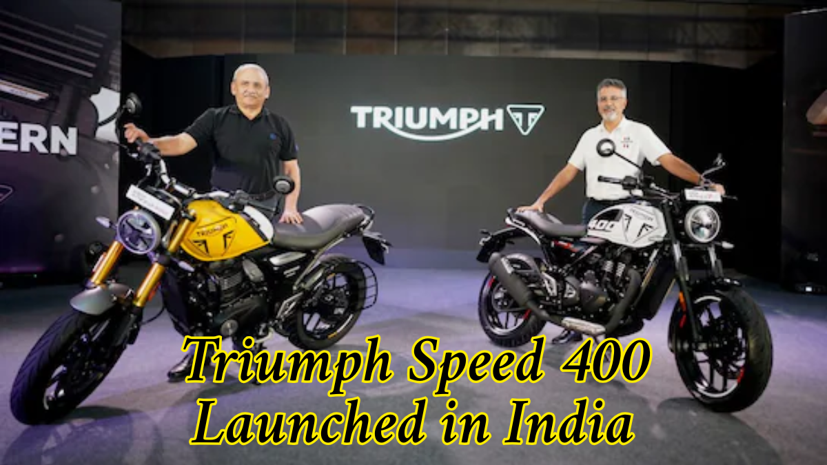 Triumph Speed 400 Launched in India: On-Road Price Starts at ₹2.86 Lakh