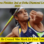 Neeraj Chopra Crosses 90m Mark for First Time, Finishes 2nd at Doha Diamond League 2025
