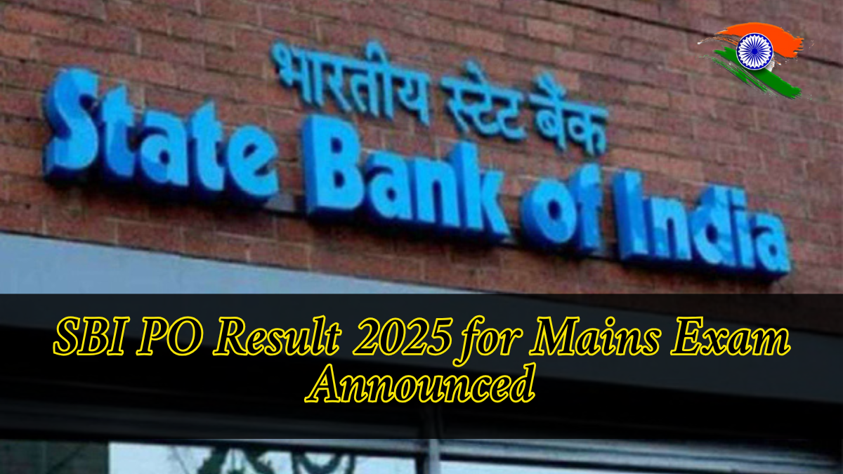 SBI PO Result 2025 for Mains Exam Announced – PDF Download Link Available